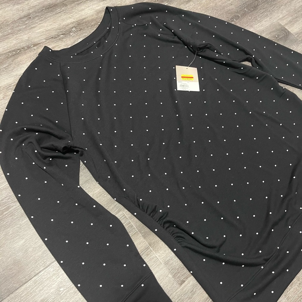 Maternity crew neck sweater